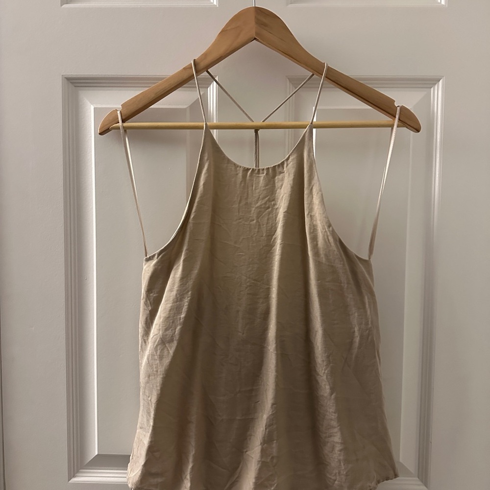 Elegant Tan Women's Top